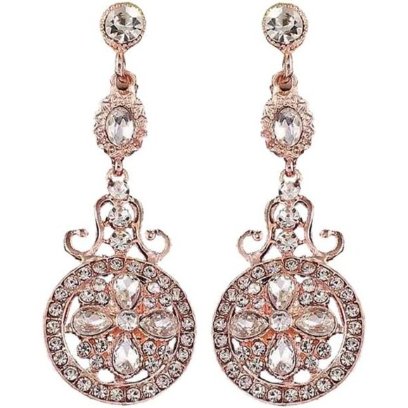 1920s Accessories Set for Women Flapper Costume Headband Necklace Gloves - Picture 3 of 7